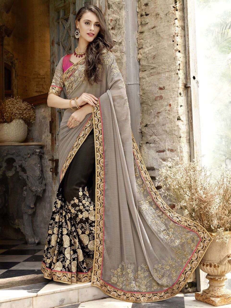 Triveni Kalpana-12 Wholesale Heavy Work Saree